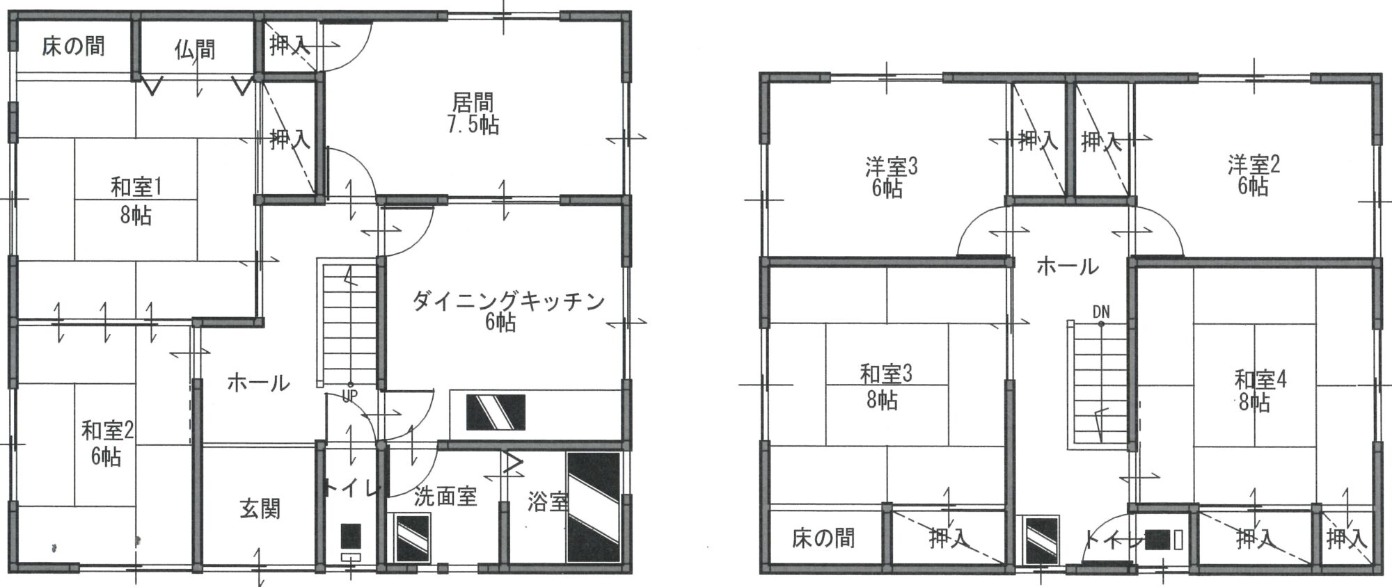 宝達志水町免田中古住宅の画像(12枚目)です