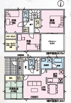 河北郡津幡町能瀬第5（5号棟）の画像(2枚目)です
